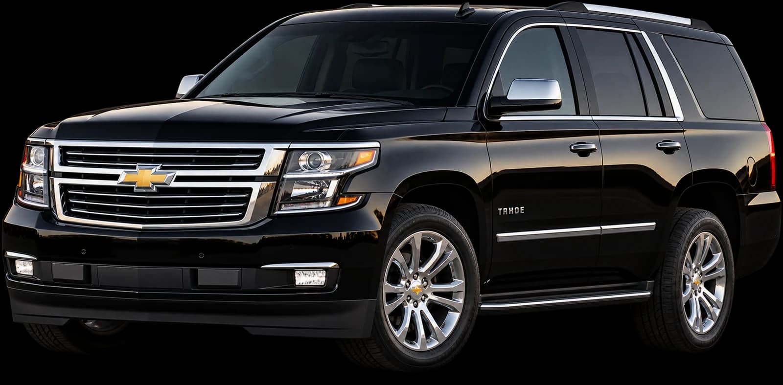 Black luxury SUV